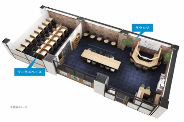 勉強カフェ 柏マルイスタジオ 写真