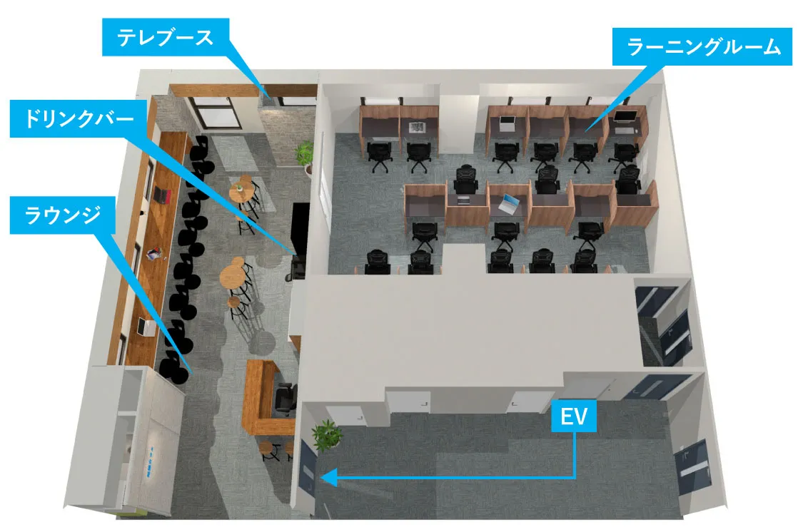 勉強カフェ 札幌琴似スタジオ 写真