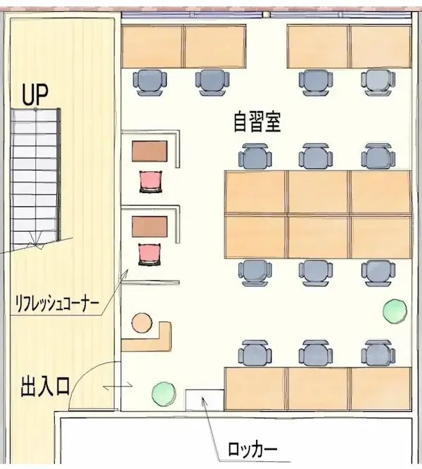 インザフューチャー自習室　天神・赤坂店 写真