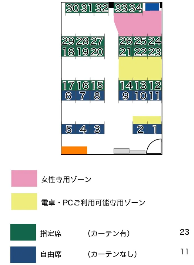 自習Station 三宮店 写真